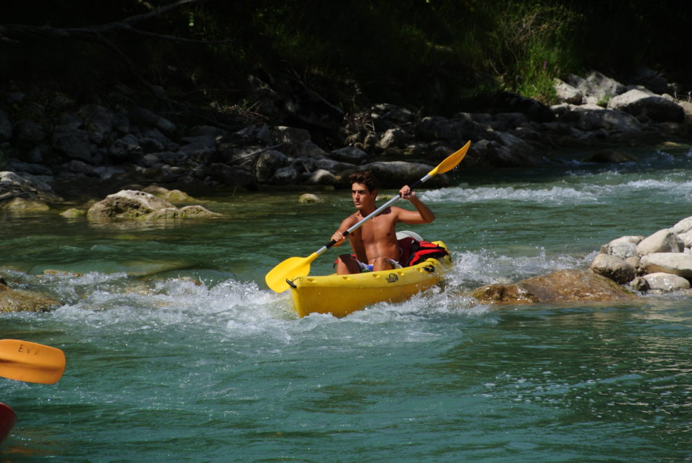 Kayak sur la Drôme