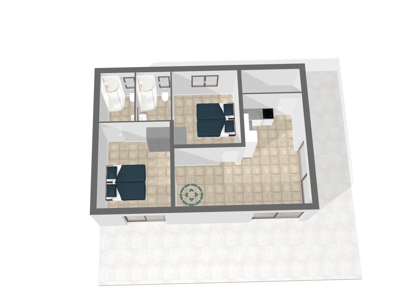 Plan de la Villa Lavande