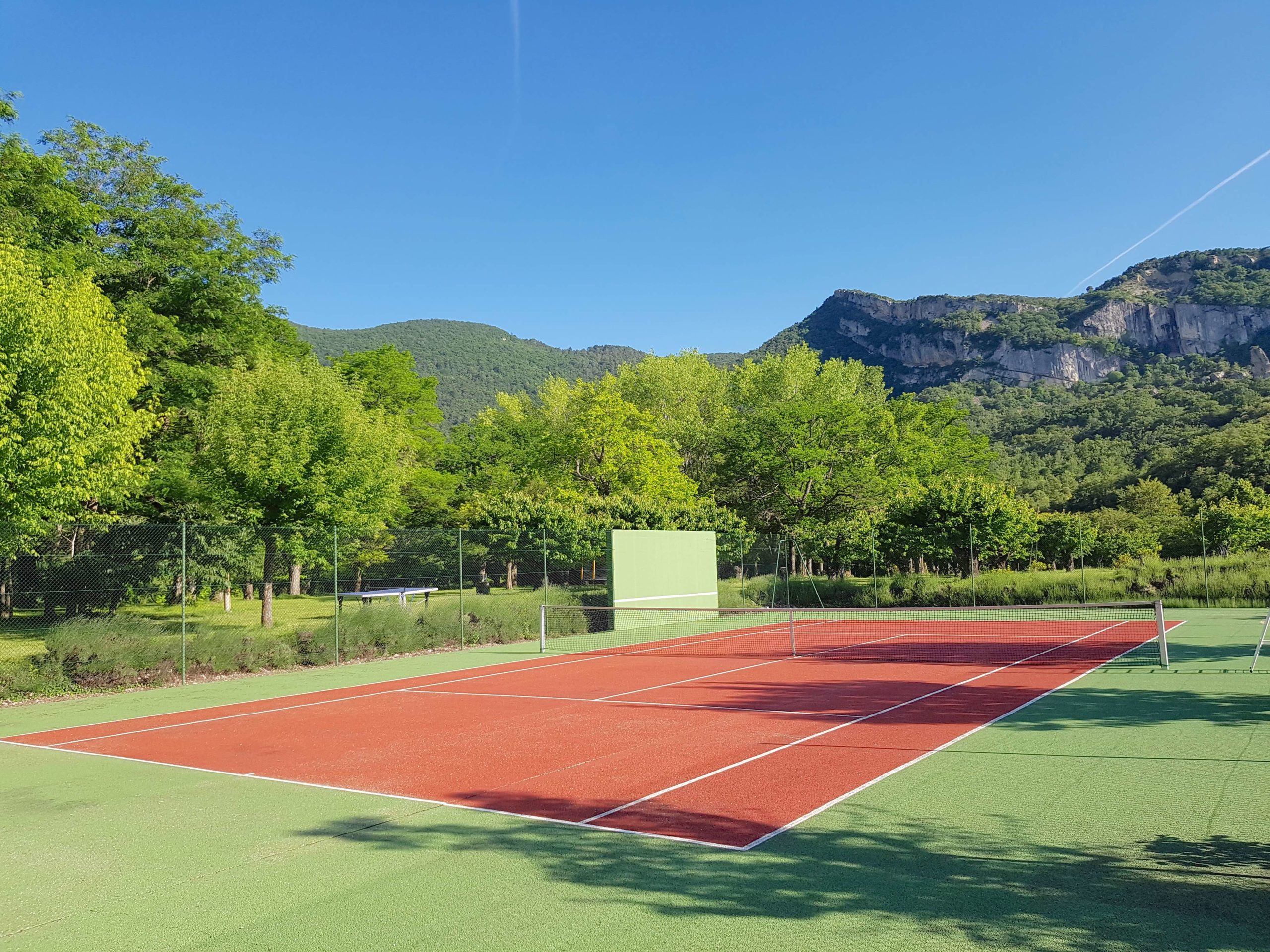 Tennis après-midi d'été
